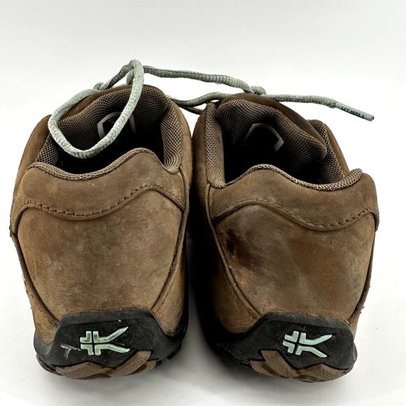 Kuru Chicane Wide Hiking Shoes Suede Leather Lace Up Trail Walking Brown 7.5 - Picture 5 of 8